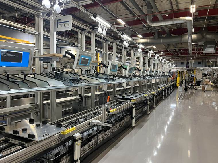 Force Makine assembly line